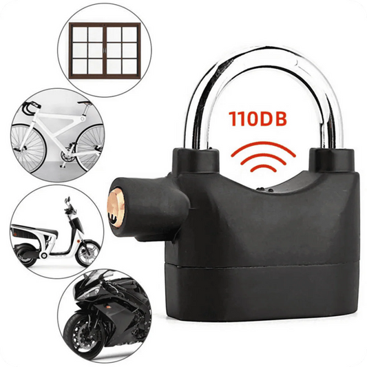 Candado Con Alarma Aro Largo Aro Corto