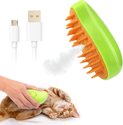 Cepillo Peine A Vapor Para Mascotas
