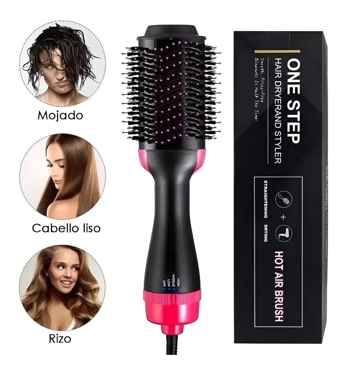 Cepillo Secador One Step 3 En 1