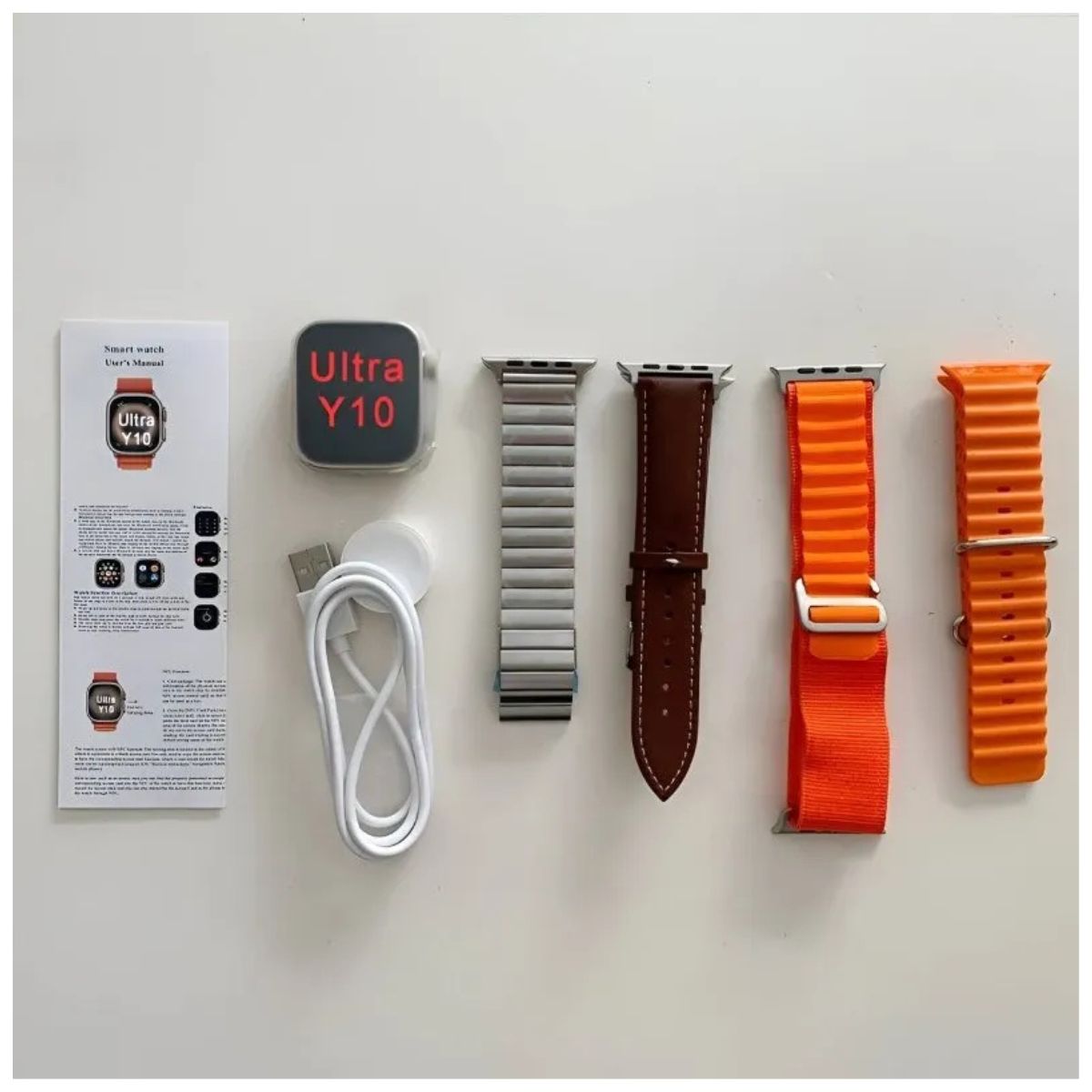 Reloj Smartwatch Y10 + 4 Mallas